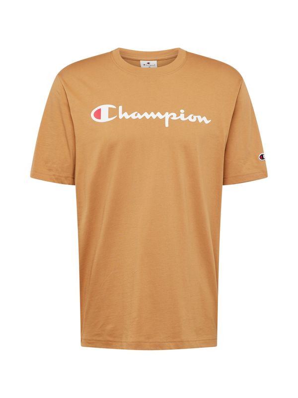 Champion Authentic Athletic Apparel Champion Authentic Athletic Apparel Majica  sepija / rdeča / bela