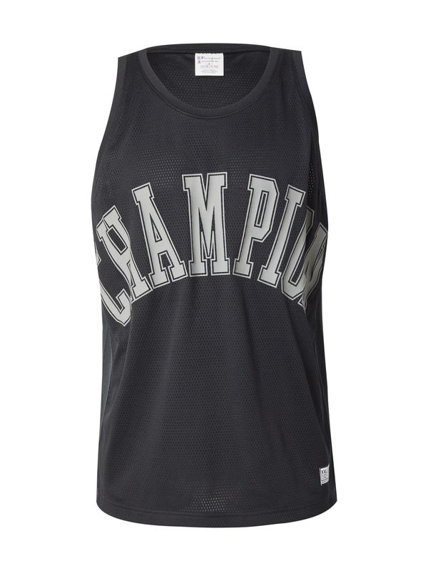 Champion Authentic Athletic Apparel Champion Authentic Athletic Apparel Majica  siva / črna