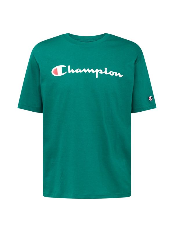 Champion Authentic Athletic Apparel Champion Authentic Athletic Apparel Majica  smaragd / rdeča / bela