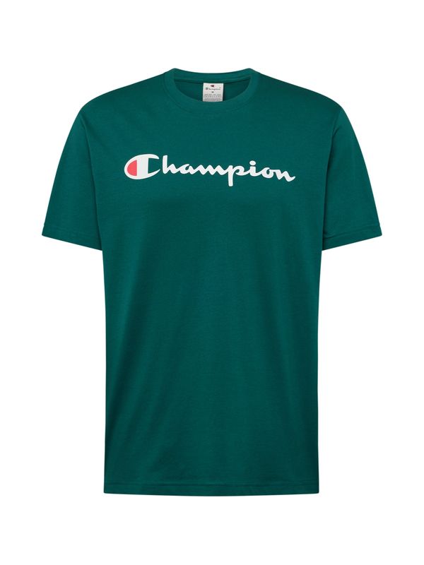 Champion Authentic Athletic Apparel Champion Authentic Athletic Apparel Majica  smaragd / rdeča / bela