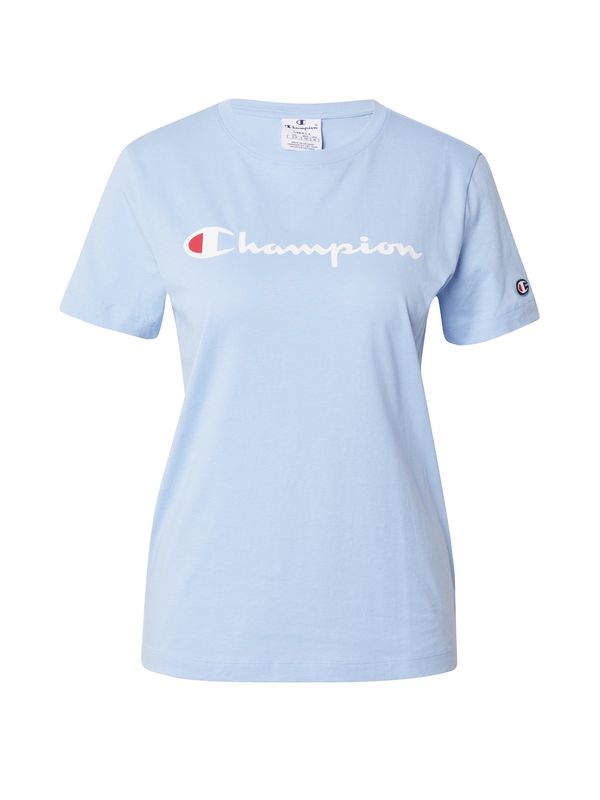 Champion Authentic Athletic Apparel Champion Authentic Athletic Apparel Majica  svetlo modra / rdeča / bela