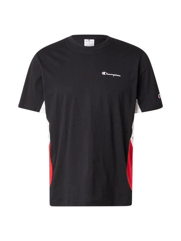 Champion Authentic Athletic Apparel Champion Authentic Athletic Apparel Majica  svetlo rdeča / črna / bela