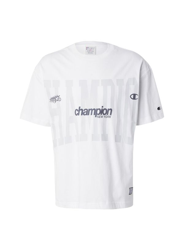 Champion Authentic Athletic Apparel Champion Authentic Athletic Apparel Majica  svetlo siva / črna / bela