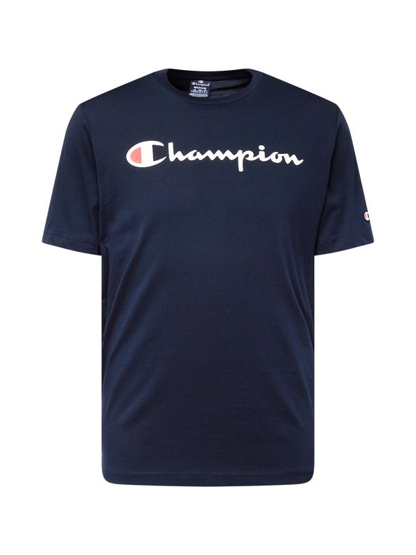 Champion Authentic Athletic Apparel Champion Authentic Athletic Apparel Majica  temno modra / rdeča / bela