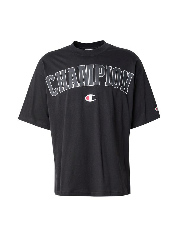 Champion Authentic Athletic Apparel Champion Authentic Athletic Apparel Majica  temno siva / črna / bela