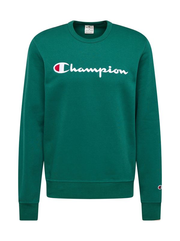 Champion Authentic Athletic Apparel Champion Authentic Athletic Apparel Majica  zelena / rdeča / off-bela