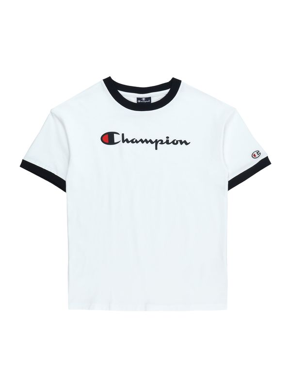 Champion Authentic Athletic Apparel Champion Authentic Athletic Apparel Majica  živo rdeča / črna / bela / off-bela