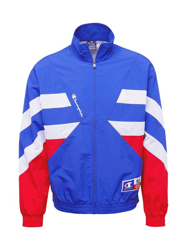 Champion Authentic Athletic Apparel Champion Authentic Athletic Apparel Prehodna jakna  modra / rdeča / bela
