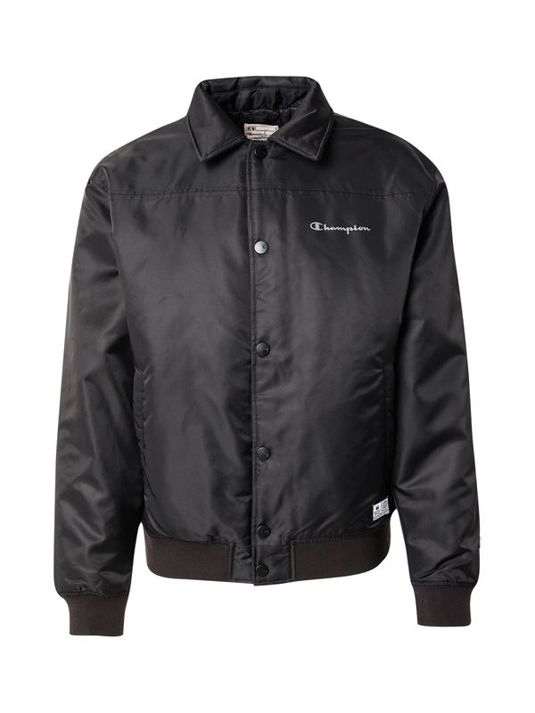 Champion Authentic Athletic Apparel Champion Authentic Athletic Apparel Prehodna jakna  svetlo siva / črna