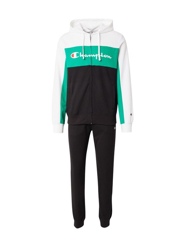 Champion Authentic Athletic Apparel Champion Authentic Athletic Apparel Trenirka za tek  zelena / črna / bela