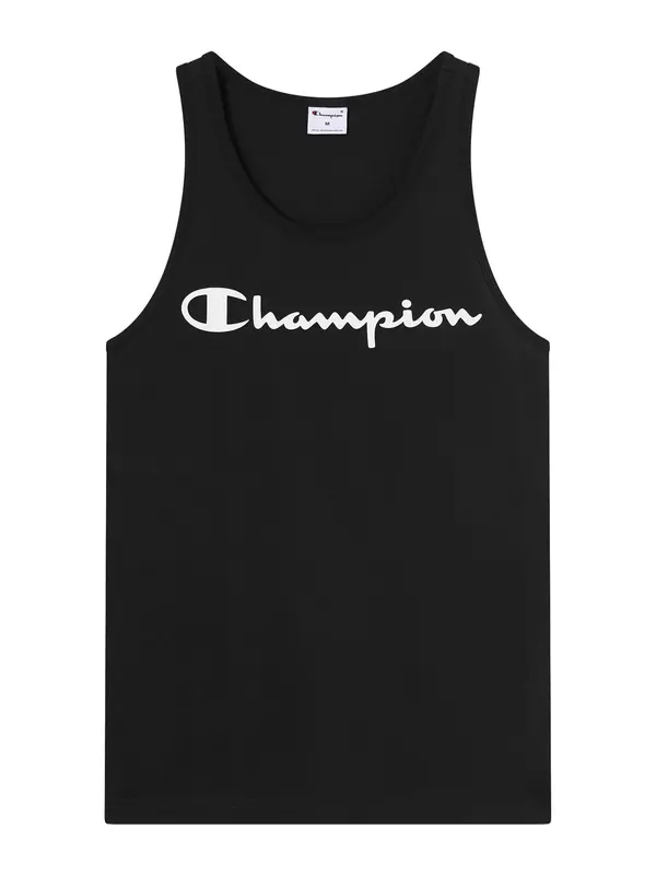 Champion Champion Majica  črna / bela