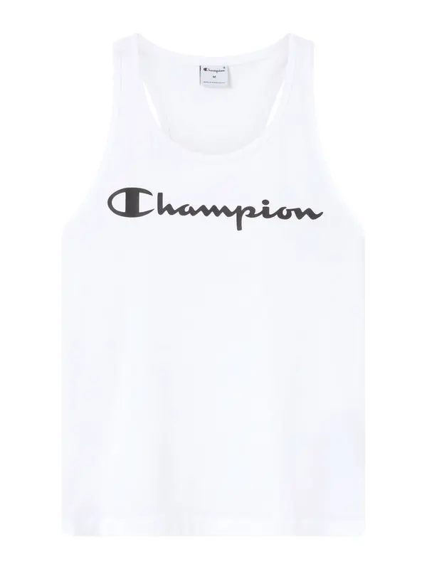 Champion Champion Majica  črna / bela