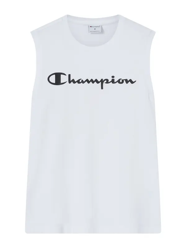 Champion Champion Majica  črna / bela