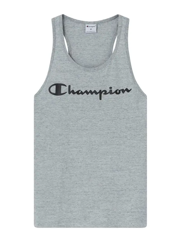 Champion Champion Majica  pegasto siva / črna