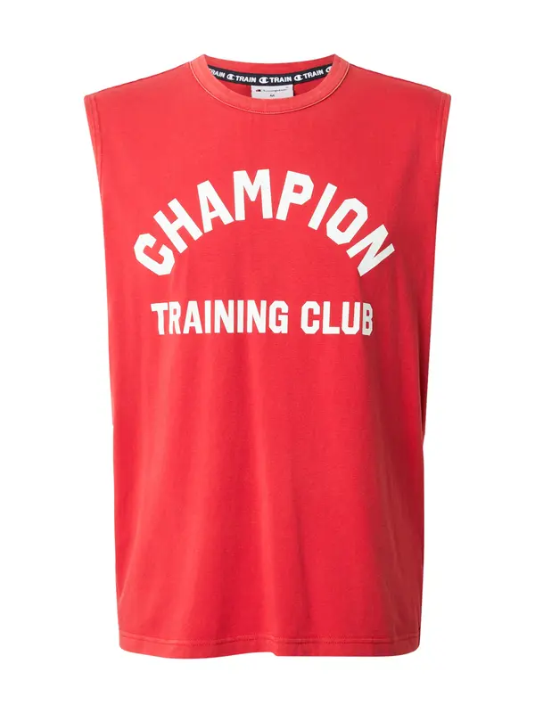 Champion Champion Majica  rdeča / bela