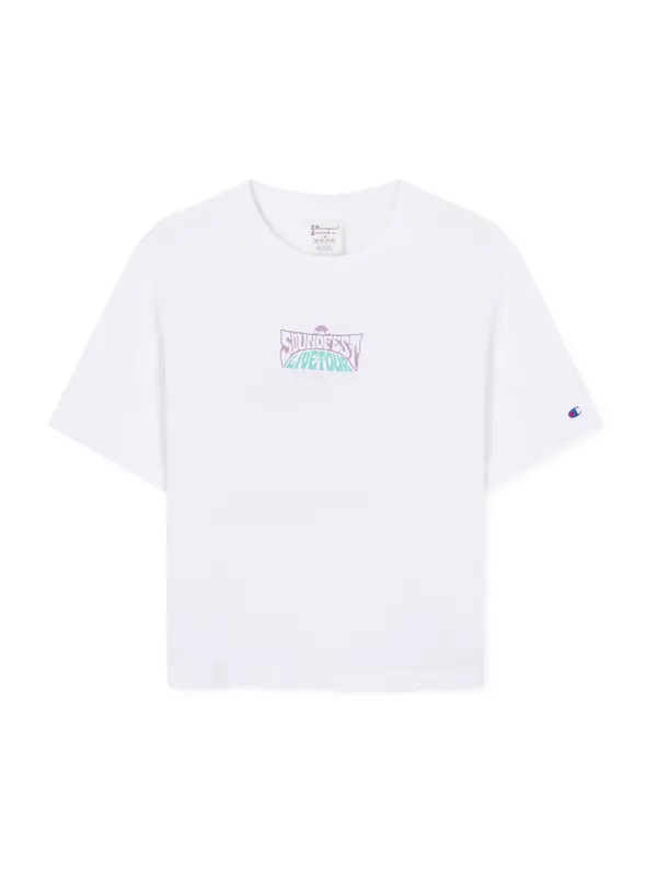 Champion Champion Majica  smaragd / mauve / roza / bela