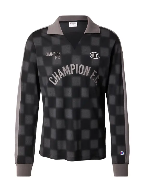 Champion Champion Majica  temno siva / črna