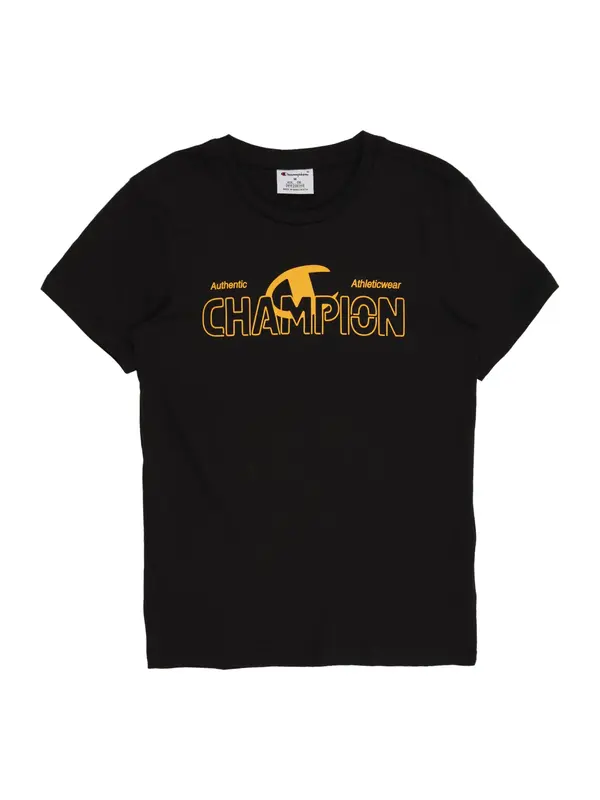 Champion Champion Majica  žafran / črna