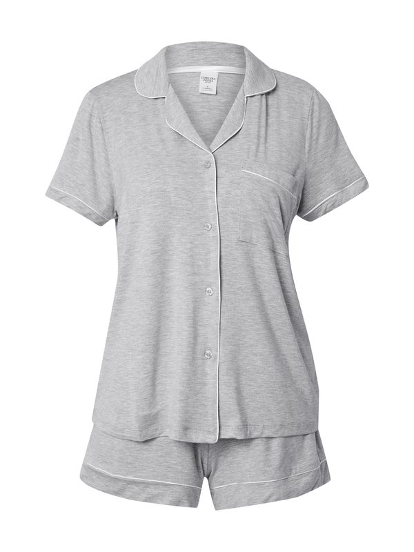 Chelsea Peers Chelsea Peers Kratke hlače za spanje  pegasto siva / bela