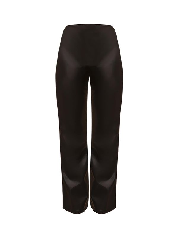 Chi Chi London Chi Chi London Hlače ' Kunstleder '  črna