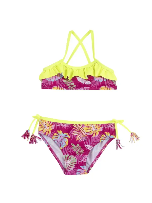 Chicco Chicco Bikini  neonsko rumena / fuksija