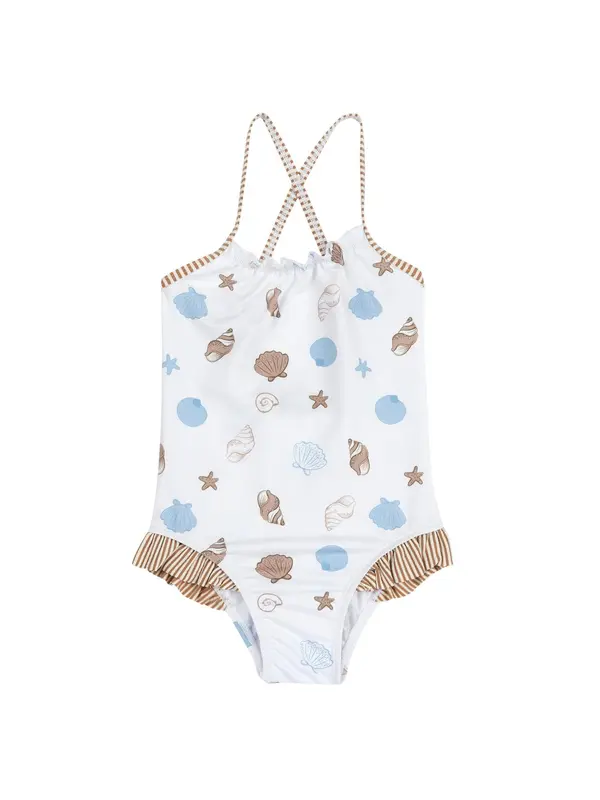 Chicco Chicco Enodelne kopalke  modra / rjava / bela
