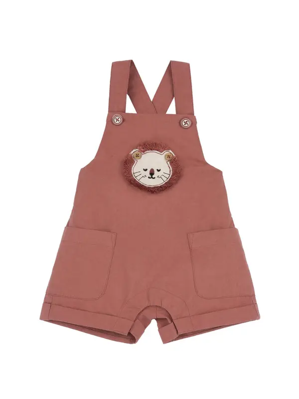 Chicco Chicco Hlače z naramnicami  merlot / črna / off-bela