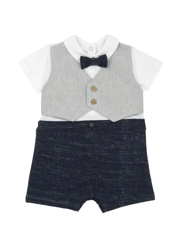 Chicco Chicco Kombinezon  temno modra / svetlo siva / bela
