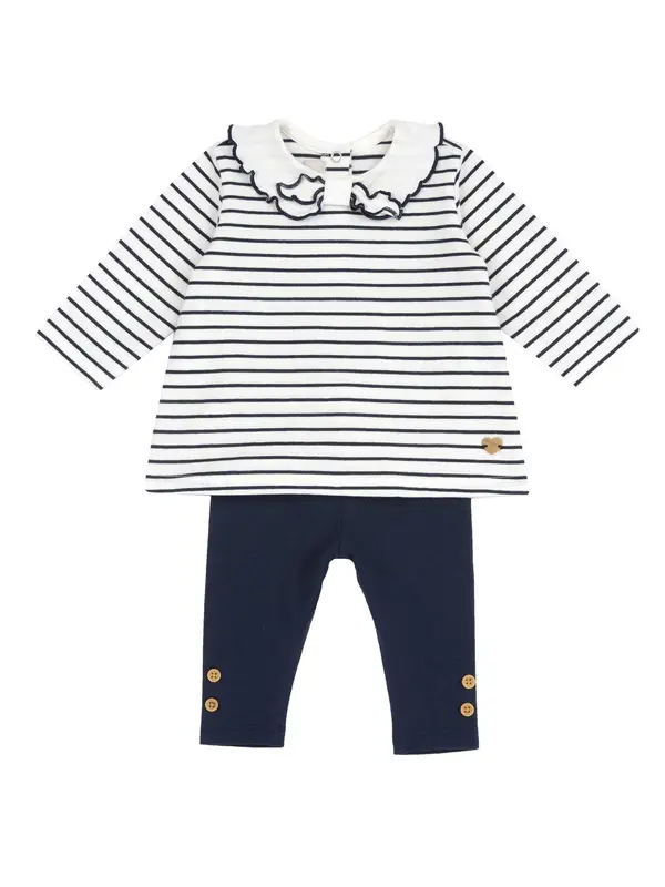 Chicco Chicco Komplet  mornarska / bela