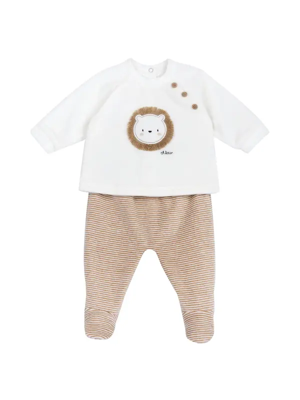Chicco Chicco Komplet  rjava / bela