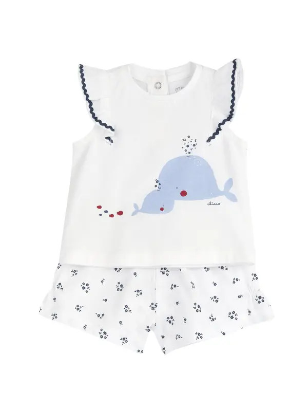 Chicco Chicco Komplet  svetlo modra / temno modra / bela