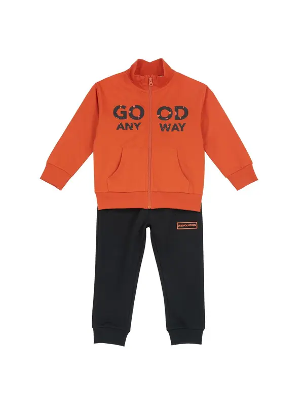 Chicco Chicco Komplet  temno oranžna / črna