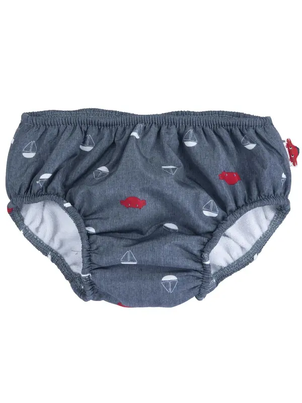 Chicco Chicco Kopalne hlače  mornarska / rdeča / bela