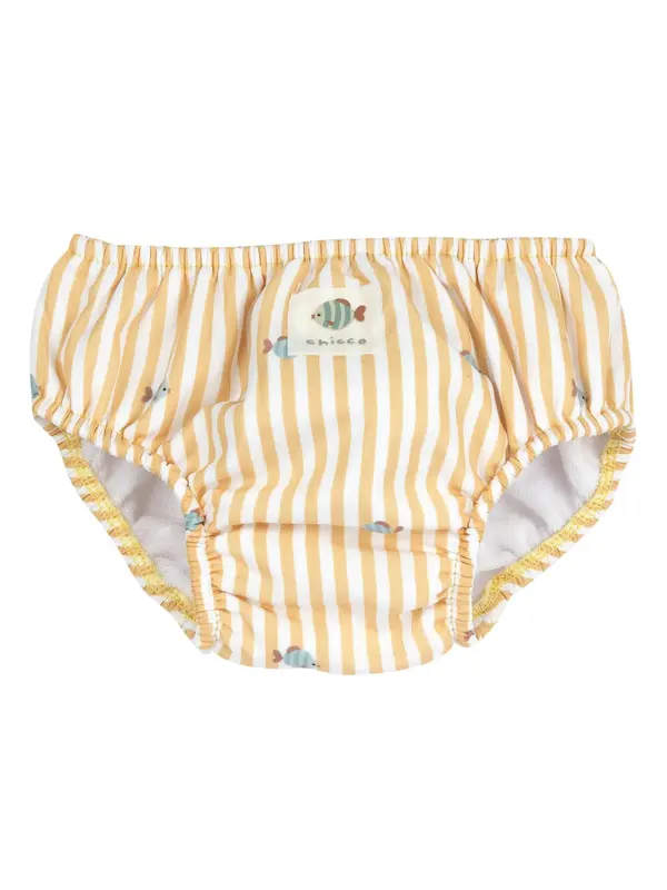 Chicco Chicco Kopalne hlače  rumena / bela