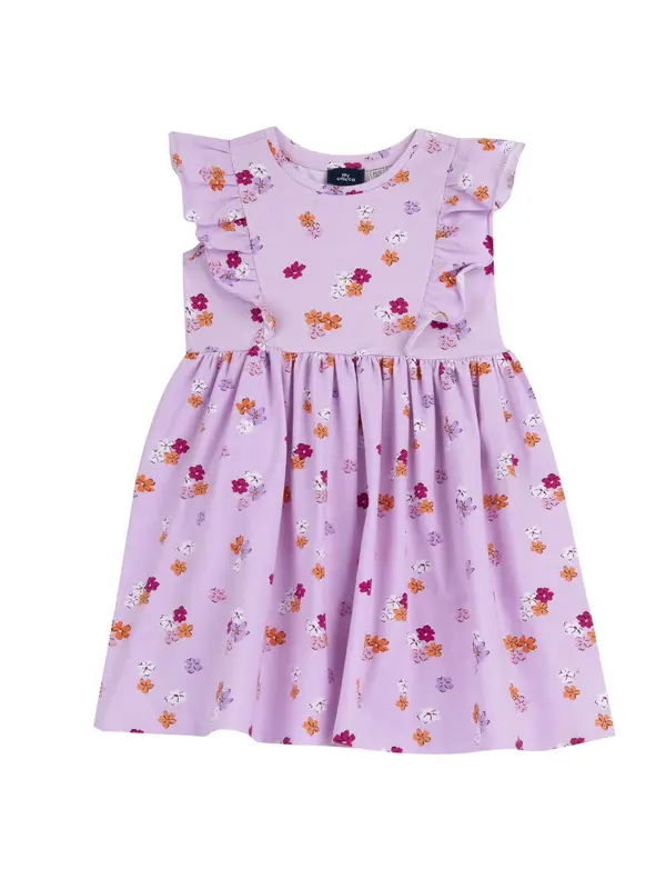 Chicco Chicco Obleka  lila / robida / oranžna