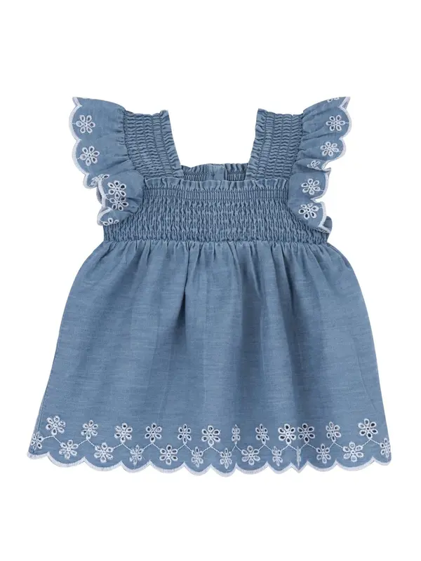 Chicco Chicco Obleka  moder denim
