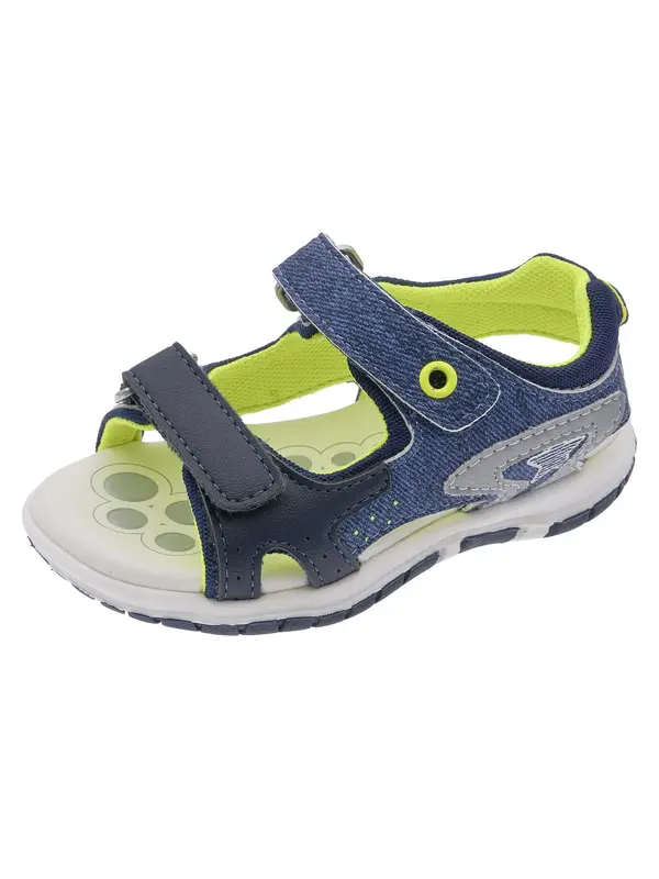 Chicco Chicco Odprti čevlji 'FENNEK'  marine / progasto modra / siva / neonsko zelena