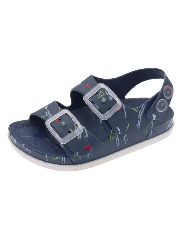 Chicco Chicco Odprti čevlji 'Maison'  temno modra / zelena / rdeča