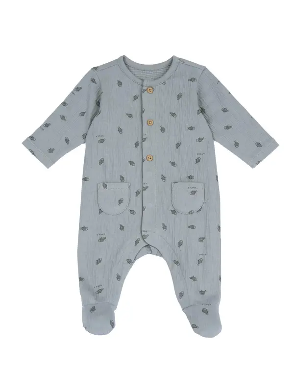 Chicco Chicco Pajac/bodi  golobje modra / zelena