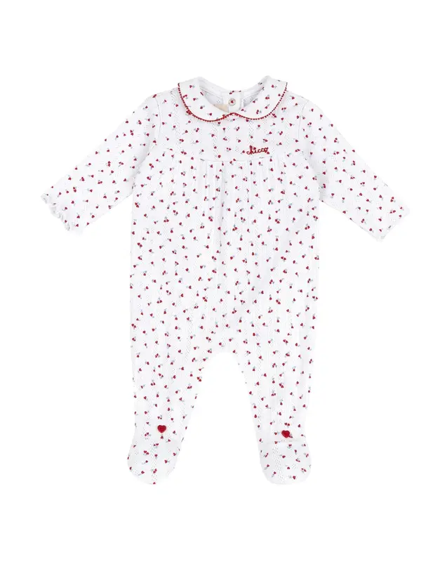 Chicco Chicco Pajac/bodi  zelena / rdeča / bela