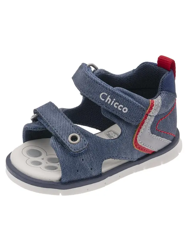 Chicco Chicco Sandali 'FLOD'  moder denim / rdeča / bela