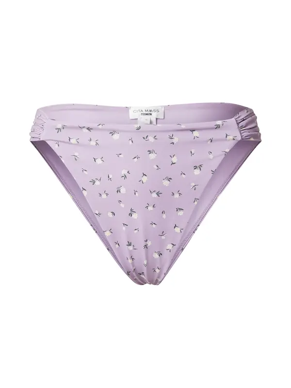 CITA MAASS CITA MAASS Bikini hlačke 'Bikini  bottom'  temno zelena / majnica / bela
