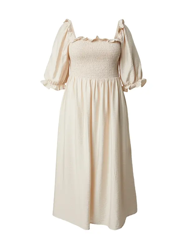 CITA MAASS CITA MAASS Poletna obleka 'Ruffle dress'  kremna