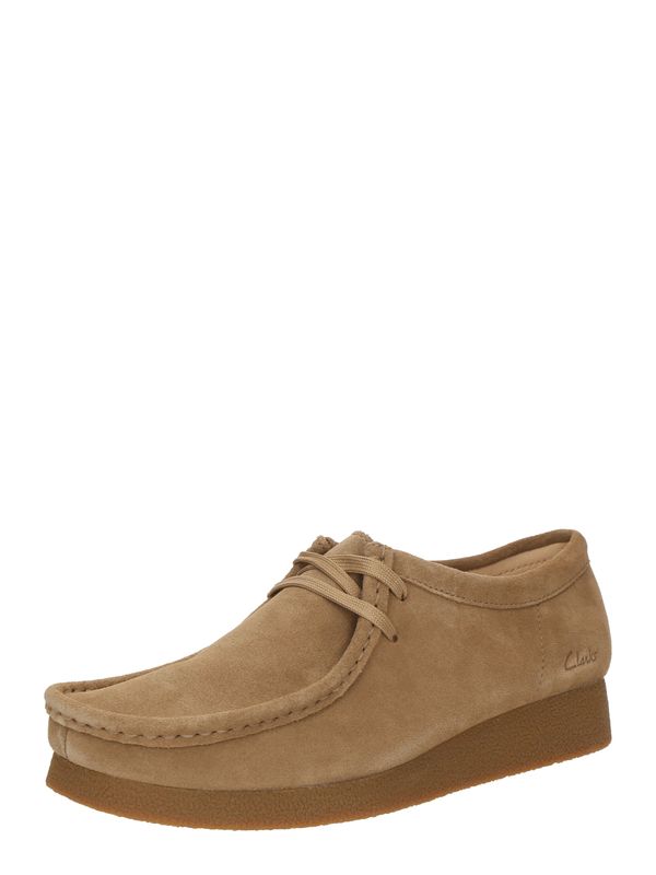 CLARKS CLARKS Čevlji na vezalke 'Wallabee EVO'  svetlo rjava