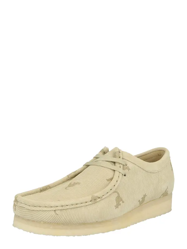 Clarks Originals Clarks Originals Mokasini 'Wallabee'  svetlo rjava / oliva