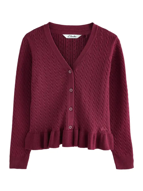 CLARKS CLARKS Pletena jopa  burgund