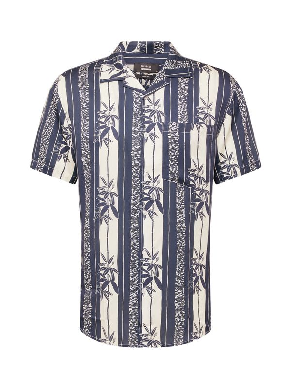 Clean Cut Copenhagen Clean Cut Copenhagen Srajca 'Finn'  ecru / temno modra