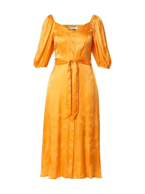 Closet London Closet London Obleka 'Closet London Sweetheart Neck Dress D7885'  oranžna