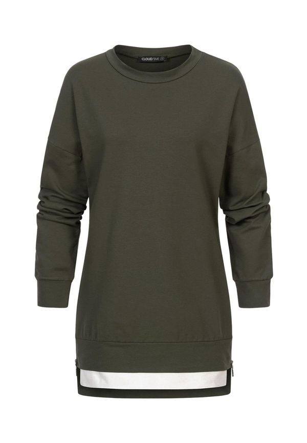 Cloud5ive Cloud5ive Majica  zelena / vinsko rdeča / bela