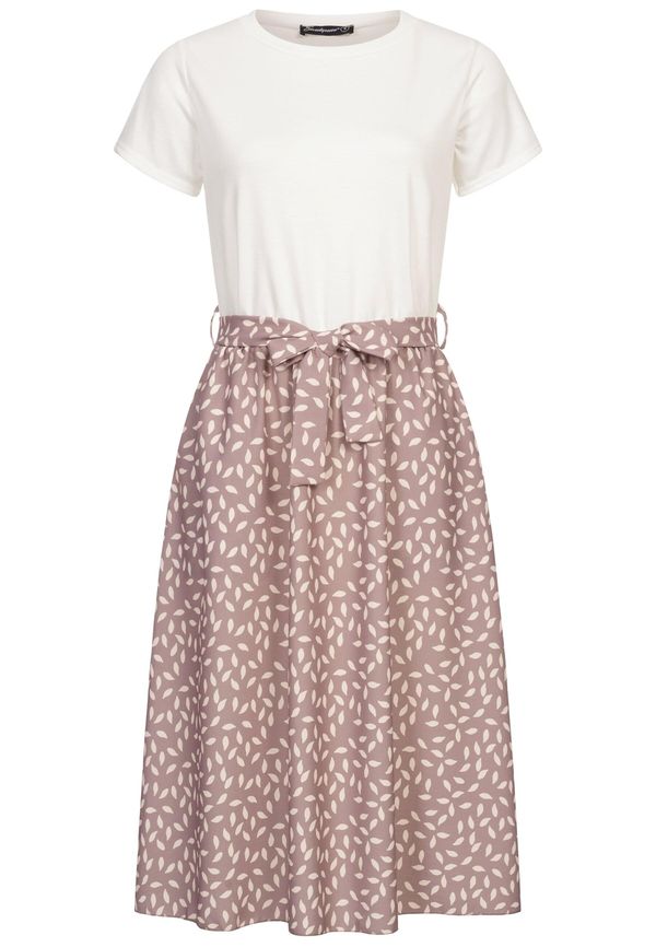 Cloud5ive Cloud5ive Obleka  čokolada / bela